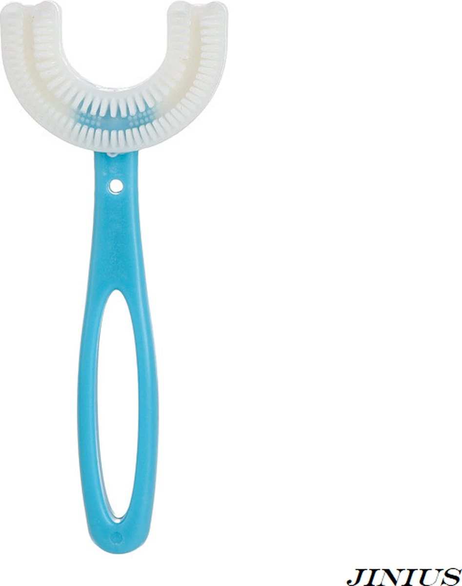 Brosse à Dents Pour Enfants - Blauw - 2-6 Ans - Garçons/ Filles - Forme En U à 360 Degrés - Brosse à Dents - Brosse En Siliconen 1 Brosse à Dents Pour Enfants - Blauw - 2-6 Ans - Garçons/ Filles - Forme En U à 360 Degrés - Brosse à Dents - Brosse En Siliconen
