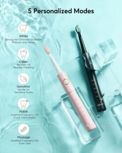 Ensemble De Brosses à Dents électriques Fairywill E11 Avec 8 Accessoires De Brosse Et étui De Voyage -Dentaires Appareils Magasin 960x1200