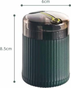 Ohboutiq Home Porte-cure-dents - Vert - Capacité 80 Pièces - Porte-cure-dents Avec Bouton Poussoir Pour Une Utilisation Hygiénique -Dentaires Appareils Magasin 964x1200