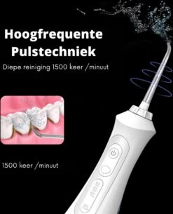 Thuys Water Flosser - Appareil à Soie Dentaire - Irrigateur Buccal électrique Pour Adultes Et Adolescents - 3 Positions - 4 Accessoires Inclus - Sac De Voyage GRATUIT - Waterpik - USB - Wit - 200 Ml -Dentaires Appareils Magasin 973x1200 2