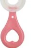Brosse à Dents Pour Enfants - Rose - 0-2 Ans - Garçons/ Filles - Forme En U à 360 Degrés - Brosse à Dents - Brosse En Siliconen
